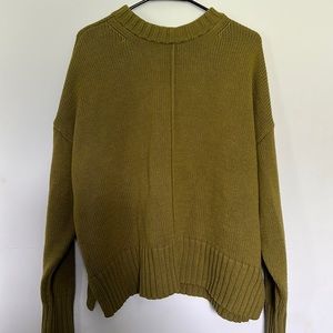 a new day olive green sweater
